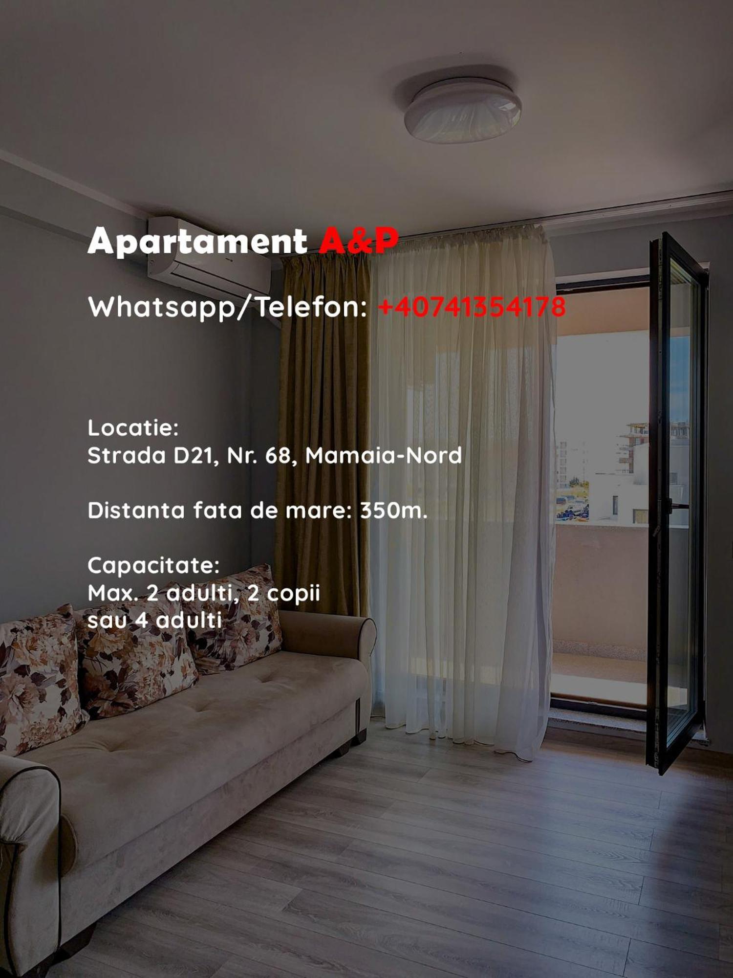 A&P Apartament Mamaia-Nord Năvodari Buitenkant foto